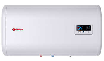 Горизонтальный электрический накопительный водонагреватель Thermex IF 50 H (Pro), 50 литров, три режима мощности 0,7/1,3/ 2 кВт, плоский