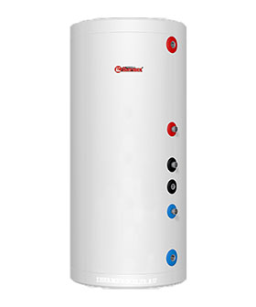 THERMEX BS 150V/24 - напольный водонагреватель косвенного нагрева, внутренний бак из нержавеющей стали, мощность теплообменника 24 кВт, без ТЭНа