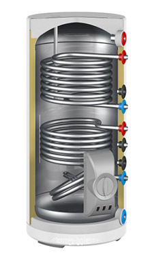 THERMEX IRP 200V Combi PRO - водонагреватель комбинированный (бойлер косвенного нагрева), внутренний бак из нержавеющей стали, мощность теплообменника 48 кВт, объем 200 литров