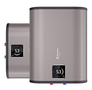 Плоский накопительный водонагреватель THERMEX FORA 30 с внутренним баком из нержавейки объемом 30 литров, мощностью 2 квт c электронным управлением и 3 режимами нагрева в СПБ